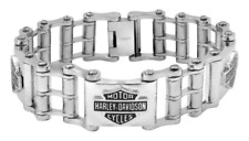 Harley Davidson ® pulseira masculina de aço inoxidável para motocicleta 54 / HSB0207 comprar usado  Enviando para Brazil