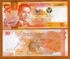 Filipinas, 20 Piso, 2023, P-W230, UNC Novo Logotipo de Banco comprar usado  Enviando para Brazil