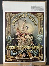 Vintage print anheuser for sale  Hurricane