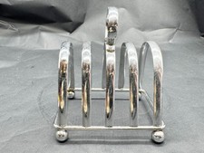 Vintage chrome toast for sale  PRESTON