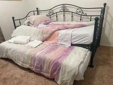 Black metal trundle for sale  Glendora