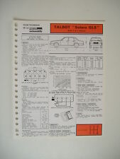 Fiche technique rta d'occasion  France