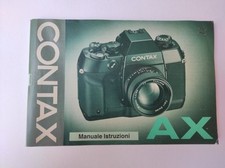 Contax manuale istruzioni usato  Italia