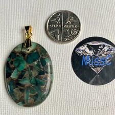 Emerald copper 32x24mm for sale  RUGBY