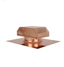 Usado, Cobre estilo J 6" ventilação de teto / capô / tampa de exaustão com piscamento e tela WE2 comprar usado  Enviando para Brazil