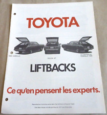 1977 toyota corolla d'occasion  Libourne