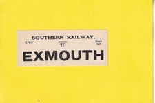 Exmouth railway luggage for sale  CHELMSFORD