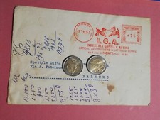GM523 annullo meccanico rosso EMA 1957 INDUSTRIA GOMMA MONZA LATTICE  comprar usado  Enviando para Brazil