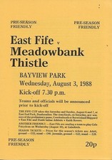 East fife meadowbank for sale  DUNBAR