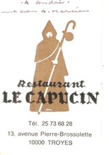 Petite carte restaurant d'occasion  Baignes-Sainte-Radegonde