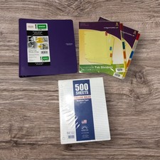 Kit de fichário pacote Back to School Essentials Supplies | 500 papéis | divisor comprar usado Kit de fichário pacote Back to School Essentials Supplies | 500 papéis | divisor comprar usado  Enviando para Brazil