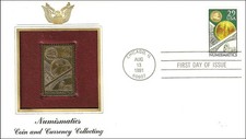 Sello enchapado en oro 22k numismático excelente colección hobby FDC 1991 segunda mano  Embacar hacia Mexico