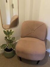 Dusty pink velvet for sale  LONDON