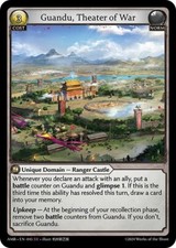 Grand Archive Guandu, Theater of War SR Regular NM Mortal Ambition comprar usado  Enviando para Brazil