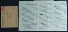 Gabriel hanotaux autographe d'occasion  Coulans-sur-Gée
