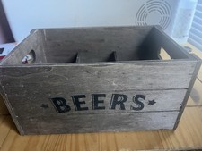 Wooden beer box for sale Wooden beer box for sale  BATLEY