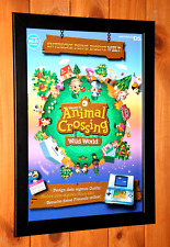 Animal Crossing Wild World Wii U Nintendo pequeno pôster promocional/página de anúncio emoldurada, usado comprar usado  Enviando para Brazil