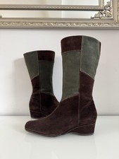 Womens clarks brown for sale  NEW MILTON