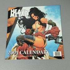 HEAVY METAL 2004 Calendário Variante Rara Vintage Adulto Fantasia Arte  comprar usado  Enviando para Brazil