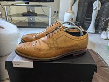 Tan leather brogues for sale  ACCRINGTON