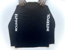 Camisa Interpol manga longa preta Interpol tamanho XL camisa Interpol El Pintor comprar usado  Enviando para Brazil