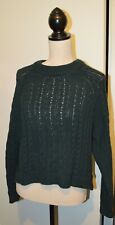 Pull crop vert d'occasion  Pont-Audemer