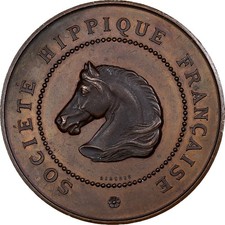 Médaille société hippique d'occasion  Lille-