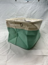 Usado, Lixeira de armazenamento dobrável/cesta de armazenamento, organizador de lixeiras verde/areia comprar usado  Enviando para Brazil