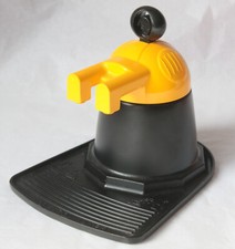 Cafeteira de espresso vintage década de 1980 mini bar fogão duplo panela Moka amarela/preta comprar usado  Enviando para Brazil