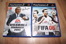 fifa06 + fussball manager 2005 PS2 Playstation games spiele deutsch edition na sprzedaż  PL