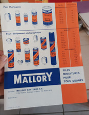 Ancienne publicite piles d'occasion  Lamalou-les-Bains