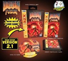 Usado, DOOM Fusion v2.1 SEGA GENESIS 32X + SEGA CD + BATTERY SAVE High quality SoundTra comprar usado  Enviando para Brazil