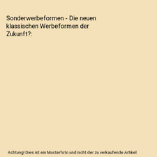 Sonderwerbeformen neuen klassi gebraucht kaufen  Trebbin