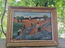 Tableau ancien signé d'occasion  Saint-Geniès-de-Malgoirès