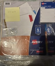 Divisórias de abas grandes inseríveis Avery, 5 abas, (11121) comprar usado  Enviando para Brazil