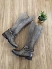 Botas BED STU marrom couro marrom bronzeado série sapateiro feitas à mão joelho alto desgastado 6.5 comprar usado  Enviando para Brazil
