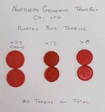 Bus tokens for sale  SUNDERLAND
