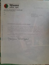 Calcio documento originale usato  Bologna