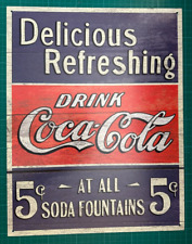 Coca cola sign for sale  BENFLEET