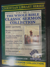 CHRISTIAN LIBRARY SERIES CD-ROM: Vol 1 The Whole Bible Classic Sermon Collection comprar usado  Enviando para Brazil