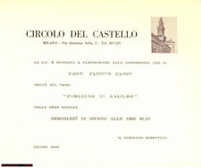 1963 milano conferenza usato  Milano