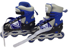 Adjustable blue rollerblades for sale  BEDFORD