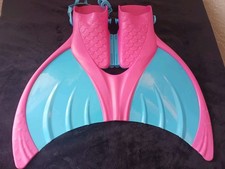 Barbatana de Natação Monofin Infantil Sereia GUC Azul e Rosa, Tamanhos 1-4 comprar usado  Enviando para Brazil