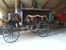 Horse drawn hearse for sale  Hackett