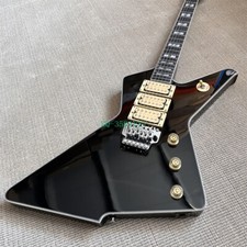 Usado, Destruidor de guitarra elétrica Black Explorer de fábrica corpo sólido hardware cromado HHH comprar usado  Enviando para Brazil