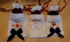 Fabric drawstring christmas for sale  Oklahoma City