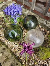 Vintage greenblown glass for sale  HULL