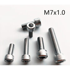 Parafuso Allen de aço inoxidável M7 304 soquete sextavado parafuso tampa cabeça parafusos passo 1.0 comprar usado  Enviando para Brazil
