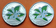Curacao + Sint Maarten 50 centów 2025, partia 2 monet, KM#Nowe, kolor unc, używany na sprzedaż  Wysyłka do Poland