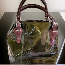 Borsa vernice verde usato  Carlentini